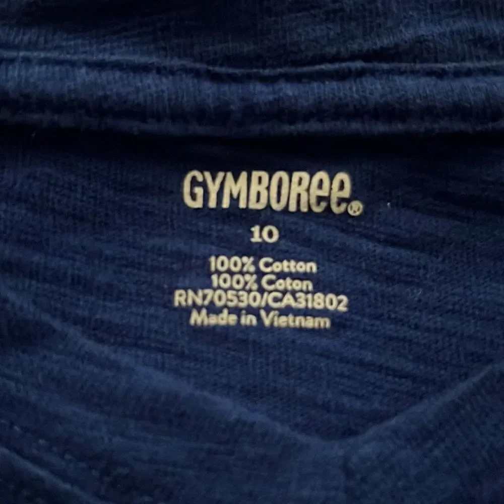 Gymboree youth boy royal blue size 10 short sleeve pocket tshirt.
